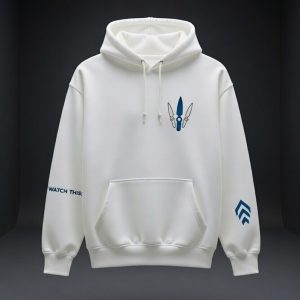 Jett Valorant Hoodie – White