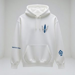 Jett Valorant Hoodie – White